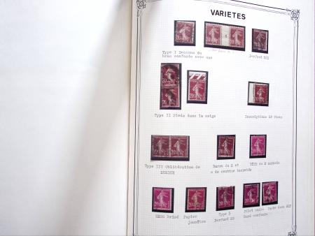 1903-1938, Collection d'étude sur les SEMEUSES lignées