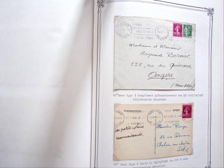 1903-1938, Collection d'étude sur les SEMEUSES lignées
