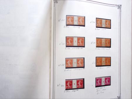 1903-1938, Collection d'étude sur les SEMEUSES lignées