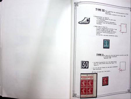 1903-1938, Collection d'étude sur les SEMEUSES lignées