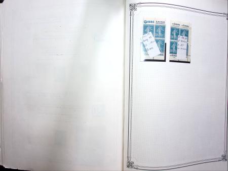1903-1938, Collection d'étude sur les SEMEUSES lignées