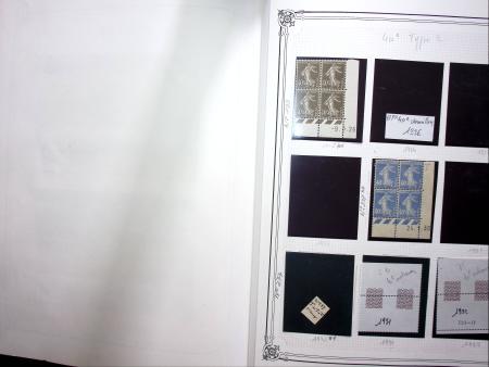 1903-1938, Collection d'étude sur les SEMEUSES lignées