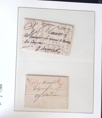 1743-1955, Intéressante collection de lettres en 15