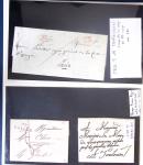 1743-1955, Intéressante collection de lettres en 15