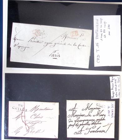 1743-1955, Intéressante collection de lettres en 15