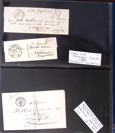 1743-1955, Intéressante collection de lettres en 15