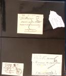 1743-1955, Intéressante collection de lettres en 15