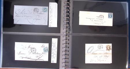 1743-1955, Intéressante collection de lettres en 15