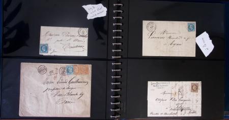 1743-1955, Intéressante collection de lettres en 15