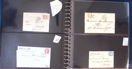 1743-1955, Intéressante collection de lettres en 15