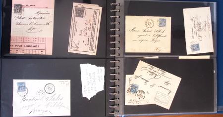 1743-1955, Intéressante collection de lettres en 15