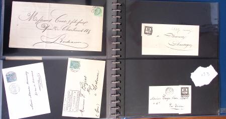 1743-1955, Intéressante collection de lettres en 15