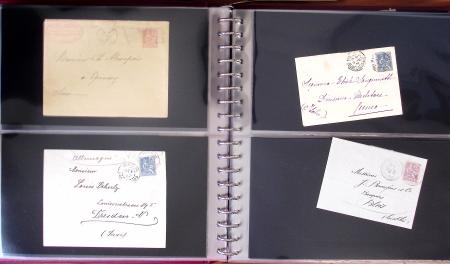 1743-1955, Intéressante collection de lettres en 15