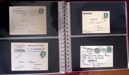 1743-1955, Intéressante collection de lettres en 15