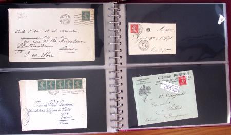 1743-1955, Intéressante collection de lettres en 15