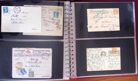 1743-1955, Intéressante collection de lettres en 15