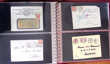 1743-1955, Intéressante collection de lettres en 15