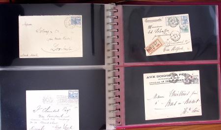 1743-1955, Intéressante collection de lettres en 15