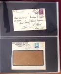 1743-1955, Intéressante collection de lettres en 15