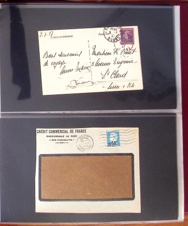 1743-1955, Intéressante collection de lettres en 15