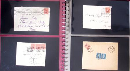 1743-1955, Intéressante collection de lettres en 15