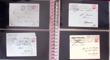 1743-1955, Intéressante collection de lettres en 15