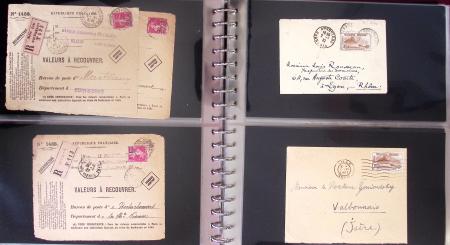 1743-1955, Intéressante collection de lettres en 15