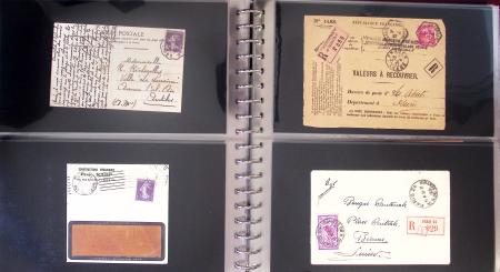 1743-1955, Intéressante collection de lettres en 15
