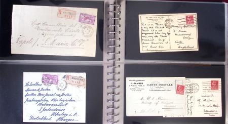 1743-1955, Intéressante collection de lettres en 15