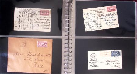 1743-1955, Intéressante collection de lettres en 15
