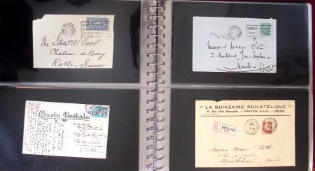 1743-1955, Intéressante collection de lettres en 15