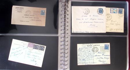 1743-1955, Intéressante collection de lettres en 15