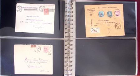1743-1955, Intéressante collection de lettres en 15