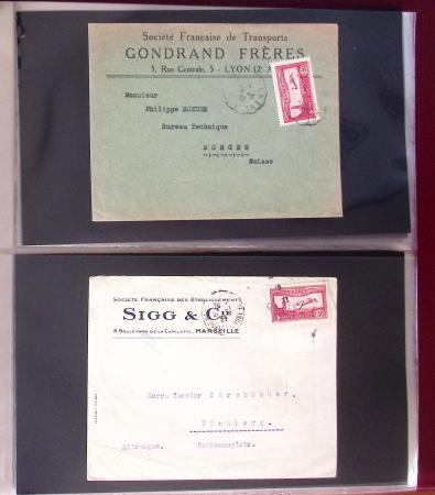 1743-1955, Intéressante collection de lettres en 15