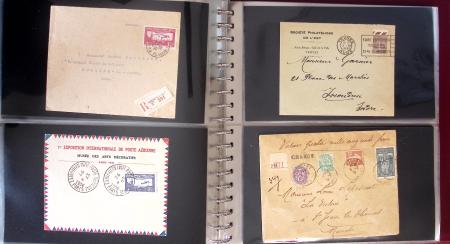 1743-1955, Intéressante collection de lettres en 15