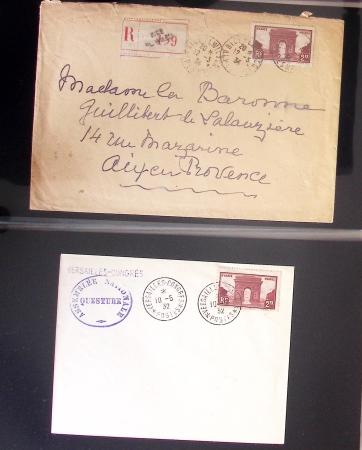 1743-1955, Intéressante collection de lettres en 15