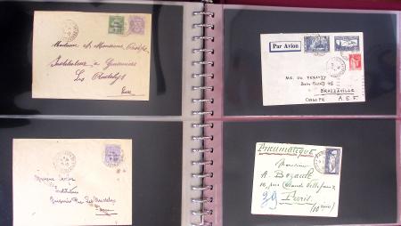 1743-1955, Intéressante collection de lettres en 15