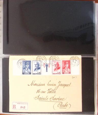 1743-1955, Intéressante collection de lettres en 15