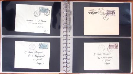 1743-1955, Intéressante collection de lettres en 15