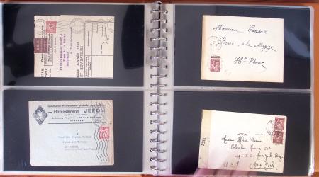 1743-1955, Intéressante collection de lettres en 15