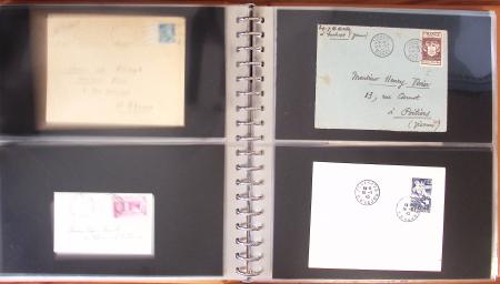 1743-1955, Intéressante collection de lettres en 15
