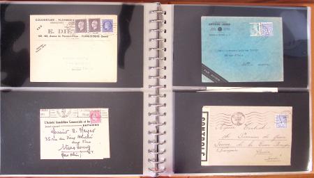 1743-1955, Intéressante collection de lettres en 15