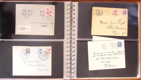 1743-1955, Intéressante collection de lettres en 15