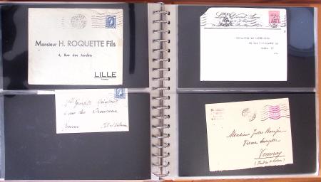 1743-1955, Intéressante collection de lettres en 15