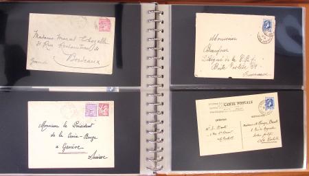 1743-1955, Intéressante collection de lettres en 15