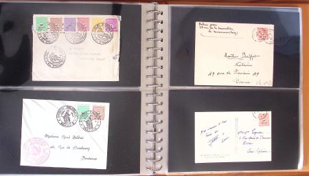1743-1955, Intéressante collection de lettres en 15