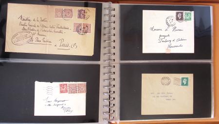 1743-1955, Intéressante collection de lettres en 15