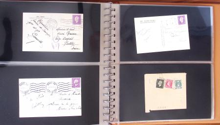 1743-1955, Intéressante collection de lettres en 15