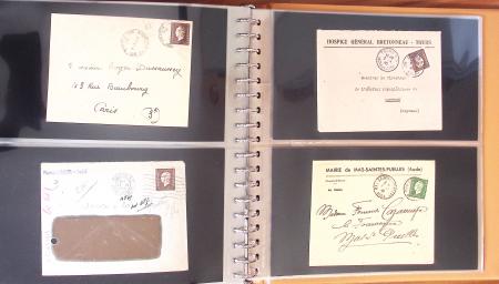 1743-1955, Intéressante collection de lettres en 15