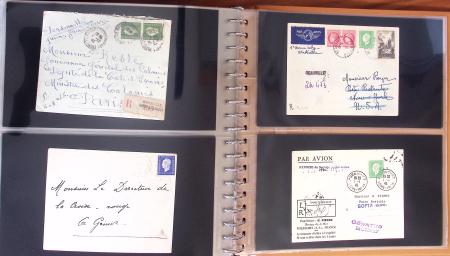 1743-1955, Intéressante collection de lettres en 15